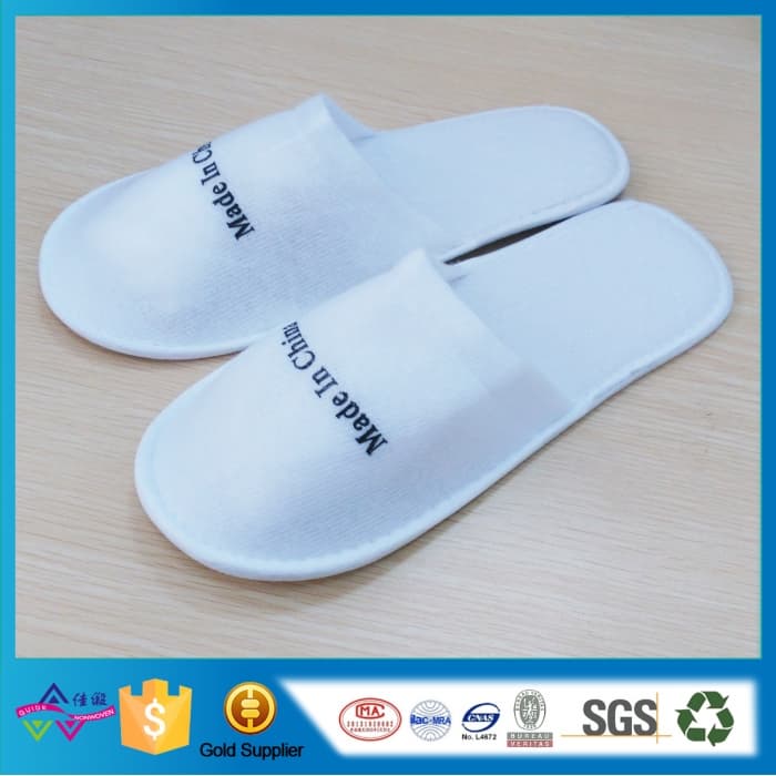 Made in China Printing Disposable Hotel Terry Slipper